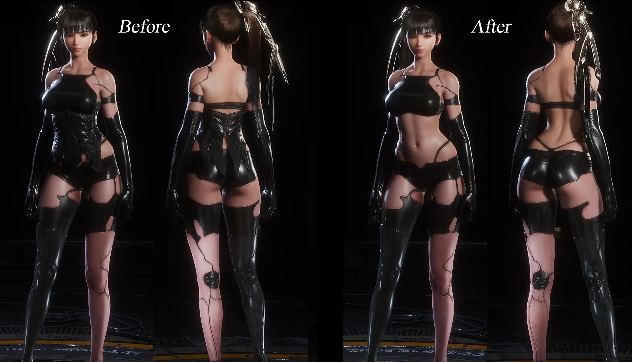 YoRHa A2 Outfit Waist Fix