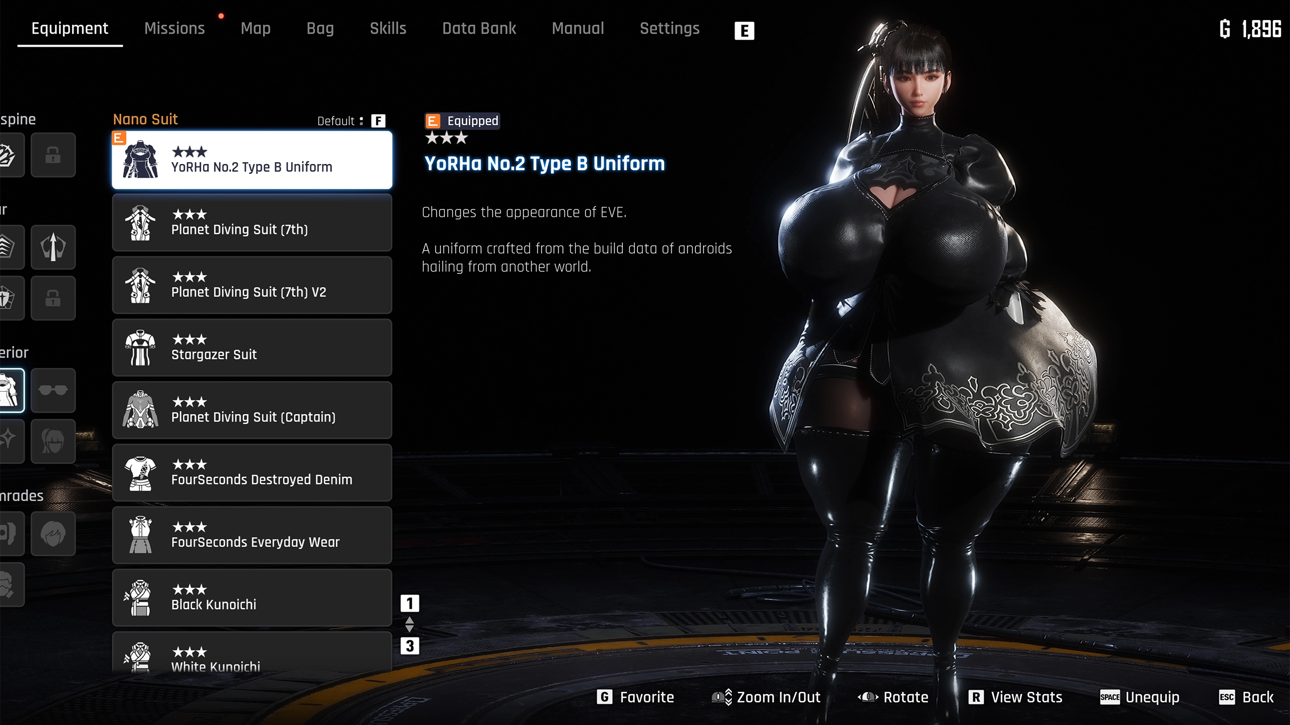 Expansive EVE YoRHa No. 2 Uniform