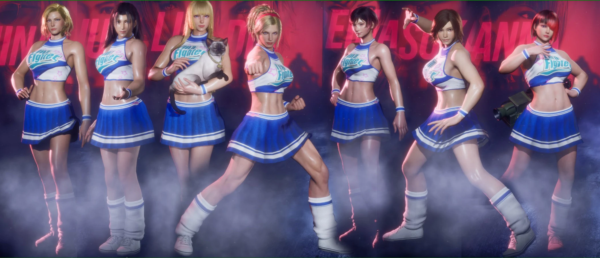 Cheerleader Blue